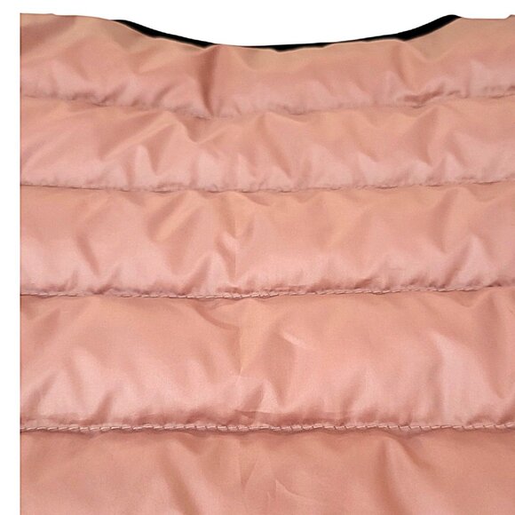 Burberry Pink Down Puffer Jacket 2Y Plaid Lined Girls Coat Toddler Designer EUC - Picture 10 of 16